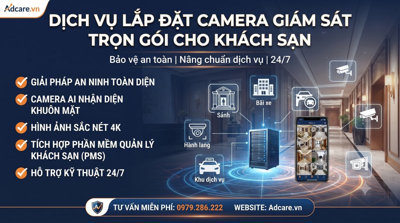 Dịch Vụ Lắp Đặt Camera Giám Sát Trọn Gói Cho Khách Sạn