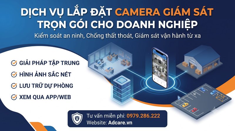 Dịch Vụ Lắp Đặt Camera Giám Sát Trọn Gói Cho Doanh Nghiệp