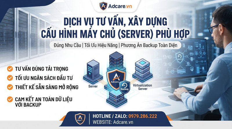 Dịch Vụ Tư Vấn, Xây Dựng Cấu Hình Máy Chủ Phù Hợp Cho Từng Nhu Cầu