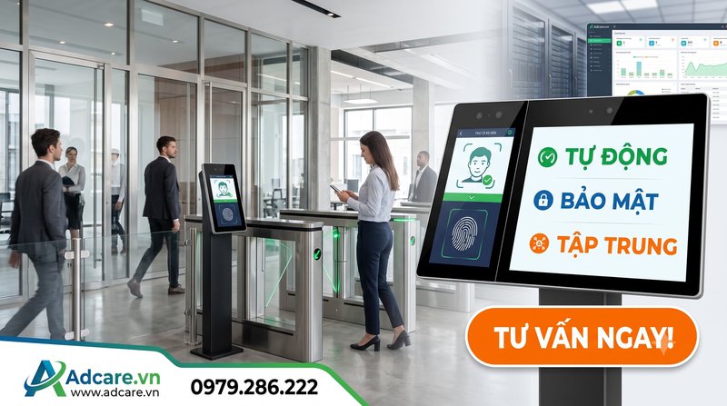 Giải Pháp Chấm Công & Kiểm Soát Cửa Ra Vào Thông Minh Cho Doanh Nghiệp